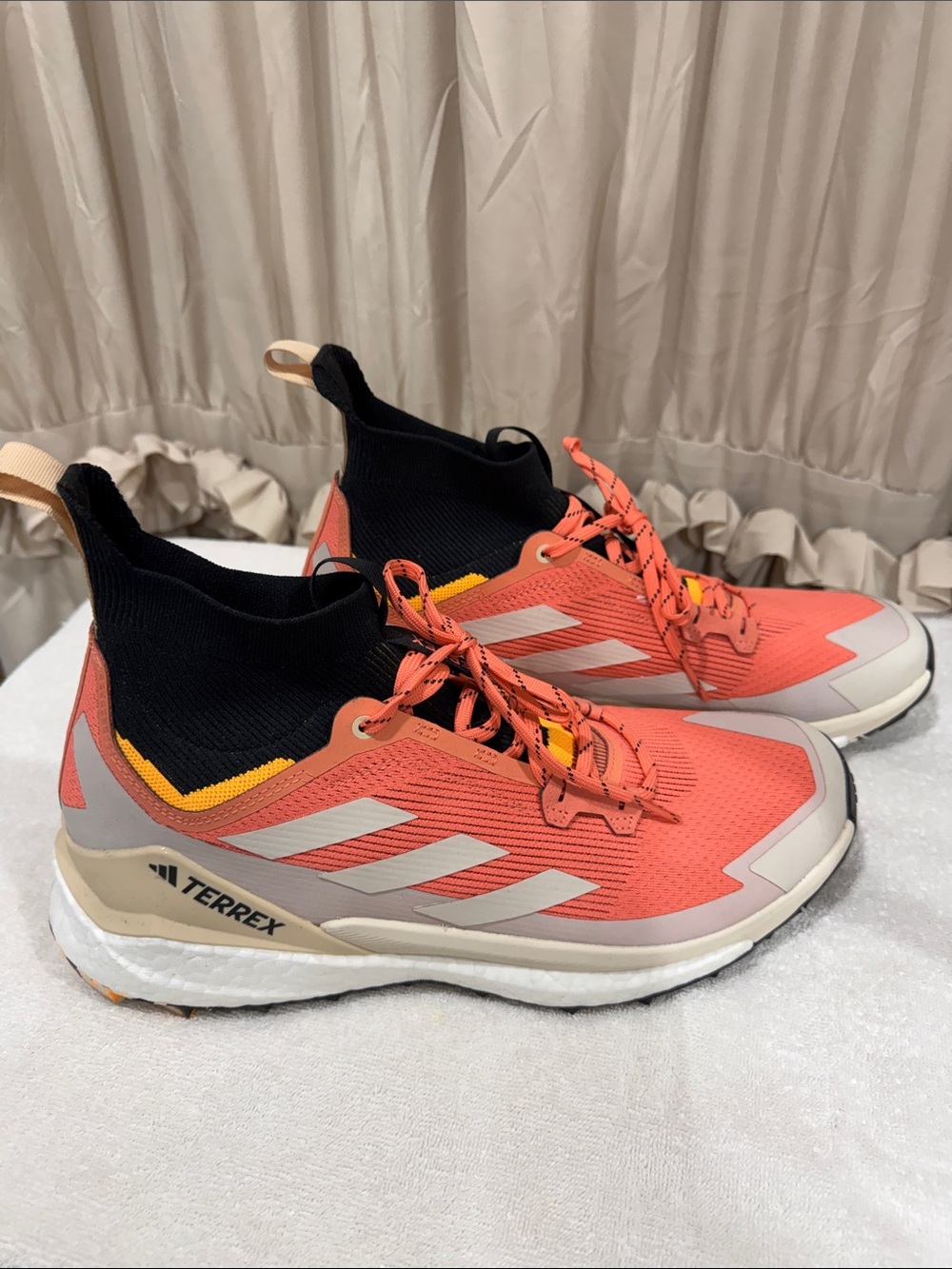 Adidas TERREX Free Hiker 2.0 in the Coral Fusion colorway